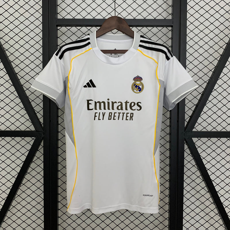 Camisa Feminina Real Madrid Home 25/26