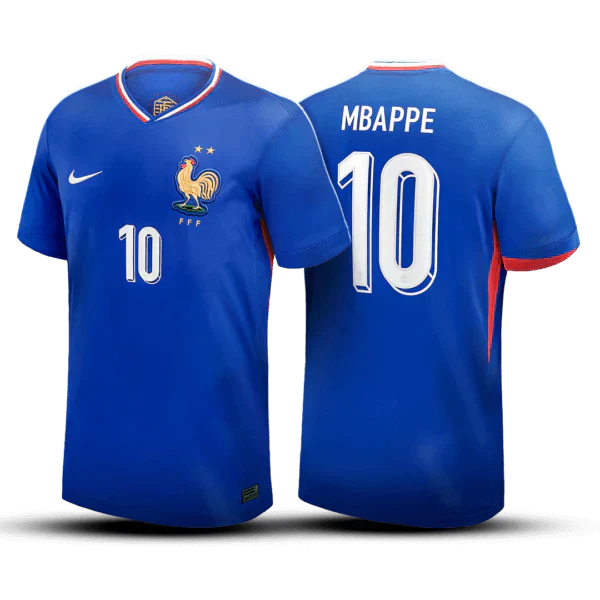 Camisa Seleção França Home 2024 (Mbappé)